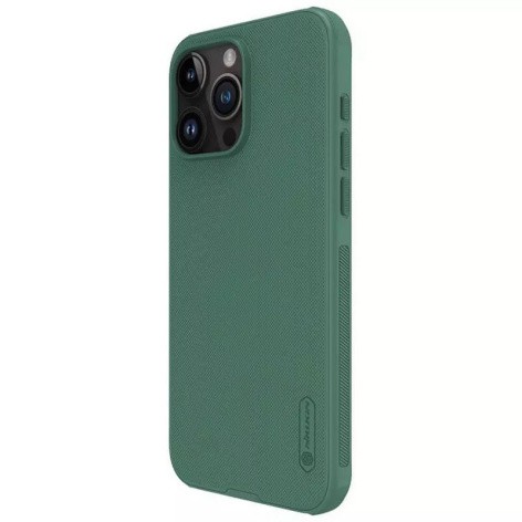 Nillkin для iPhone 15 Pro Max чехол Frosted Shield Pro Deep green