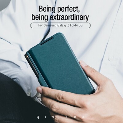 Nillkin для Samsung Galaxy Z Fold4 5G чехол QIN Pro Booktype Exuberant Green