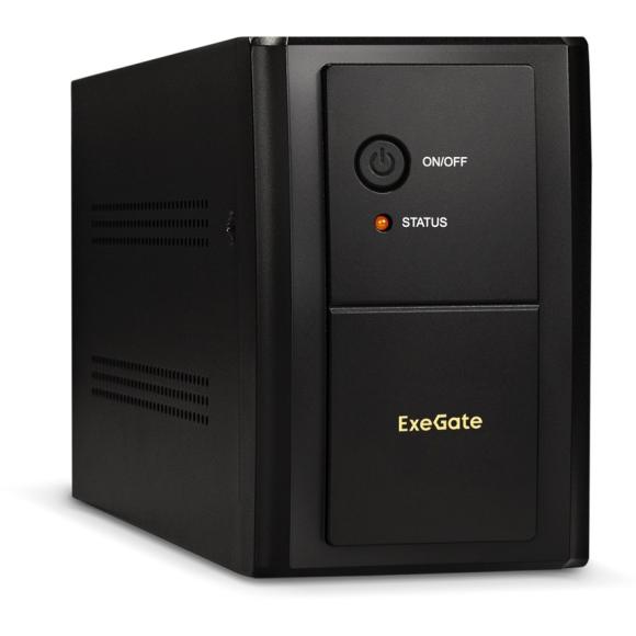 ИБП ExeGate EP285527RUS SpecialPro UNB-2200.LED.AVR.EURO.RJ.USB (2200VA/1300W, LED, AVR, 4 евророзетки, RJ45/11, USB, Black)